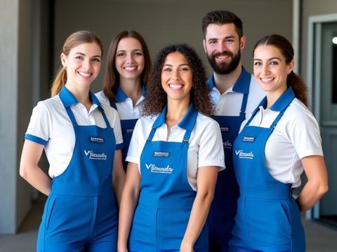 Vitrea Sparkle professional cleaning team